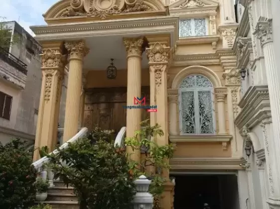 Biệt thự góc 2 MT Bành Văn Trân P7 Tân Bình - hầm 4 tầng (12x35m)