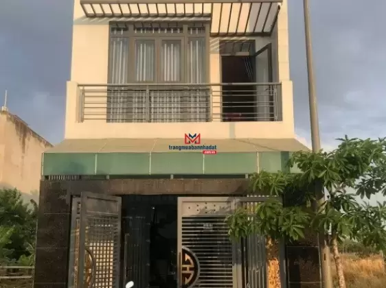 Bán nhà chính chủ mới xây 100m2 thổ cư, 1 trệt 2 lầu, tại KDC Long Hưng
