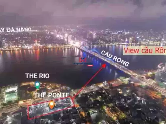  Căn 2PN view ngắm cầu rồng đẹp ưu đãi tốt, tại dự án Sun Ponte, sở hữu ngay dù vốn ít
