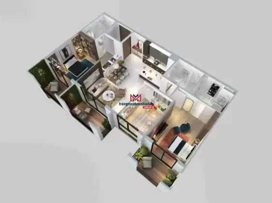 Chính chủ bán căn hộ 2PN SwanBay vị trí góc tầng cao, view hồ bơi