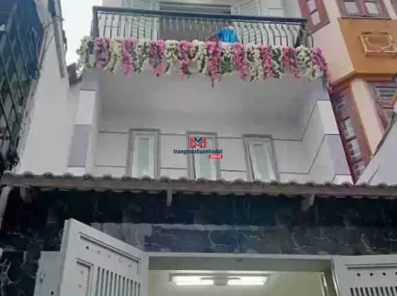 Nhà bán mới đẹp 5 tầng (3,8 x 9,3) - DT đất: 35m2 - 3PN, 4WC hẻm ô tô Nguyễn Thị Tần P2Q8.7tỷ TL