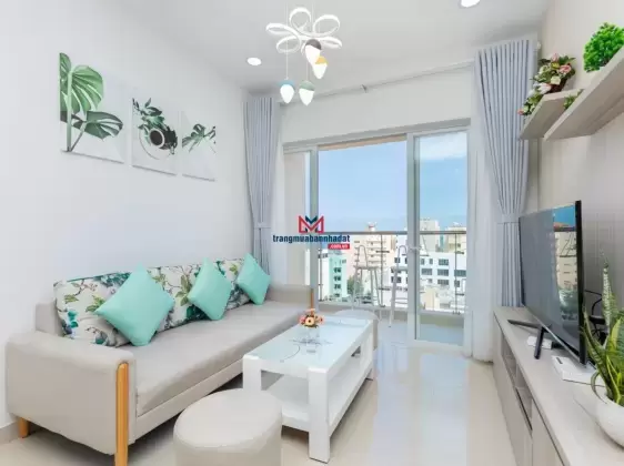 Cần bán căn 2 phòng CC Vũng Tàu Gold Sea, 80m2 full nội thất view biển