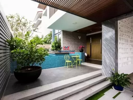 Biệt thự 3 tầng thiết kế đẹp hiện đại, không gian mở thoáng mát