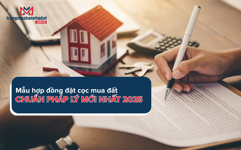 Mẫu hợp đồng đặt cọc mua đất chuẩn pháp lý mới nhất 2025
