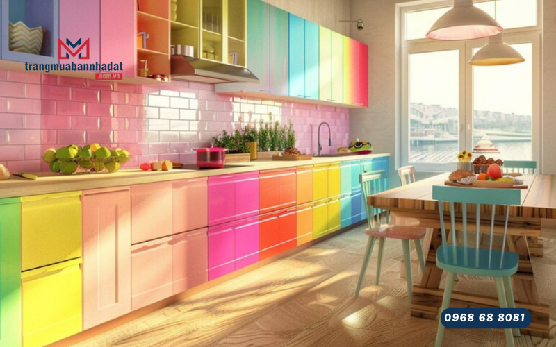 Màu sắc phòng bếp: Tạo cảm hứng cho từng bữa ăn