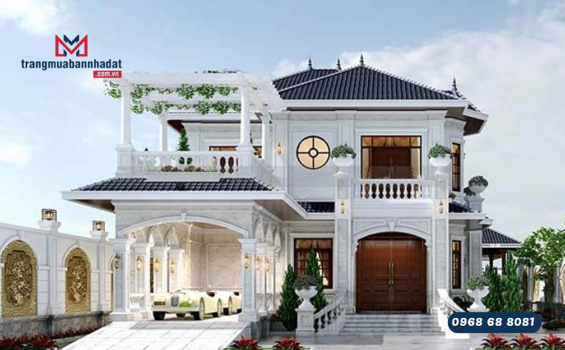 Sống hiện đại và tinh tế với ngôi nhà 2 tầng mái Nhật mang phong cách đương đại