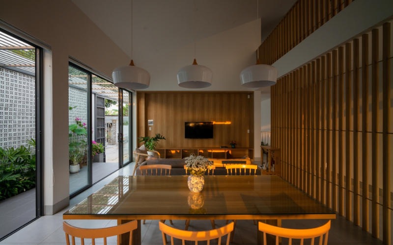 Townhouse sở hữu không gian sống tiện nghi và hiện đại