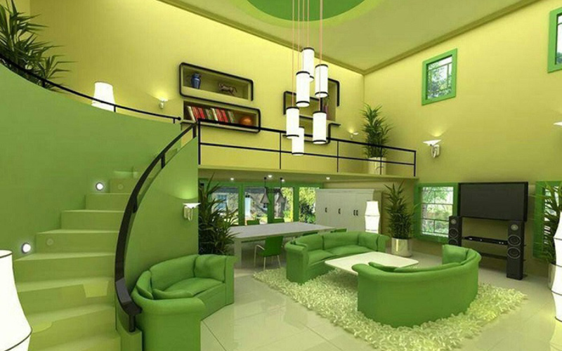Xanh lá cây - Màu sơn hợp mệnh Mộc