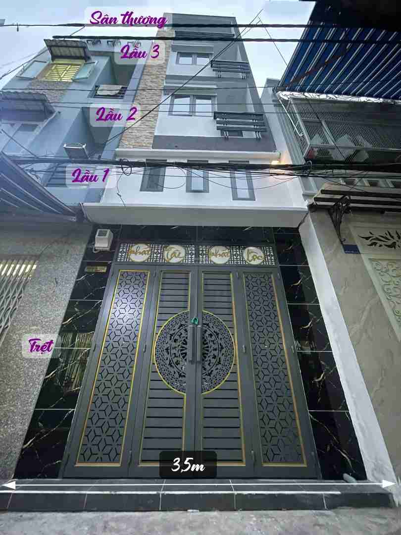 Nhà 5 tầng hẻm 4m Nguyễn Tất Thành Q4, giá 4,85 tỷ (hỗ trợ vay ngân hàng 3,5 tỷ)